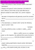 NACE CIP 1 CBT EXAM &lpar;QUIZZES AND STUDY QUESTIONS&rpar; ACCURATE AND VERIFIED