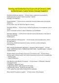 Cleaning and Disinfection Final Exam with all Correct & 100&percnt; Verified Answers &vert;Latest Version &vert;Already Graded A&plus;
