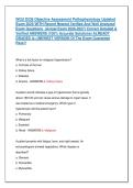 WGU D236 Objective Assessment Pathophysiology Updated &NewLine;Exam 2026 WITH Recent Newest Verified And Well Analyzed &NewLine;Exam Questions  &lpar;Actual Exam 2026-2027&rpar; Correct Detailed & &NewLine;Verified ANSWERS &lpar;100&percnt; Accurate Solutions&rpar; ALREADY &NewLine;GRADED A&plus;&vert;&vert;NEWEST VERSION O