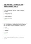 AMLS POST TEST 2 MOCK EXAM WITH &NewLine;ANSWER RATIONALES 2026