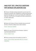 AMLS POST TEST 2 MOCK EXAM WITH &NewLine;ANSWER RATIONALES 2026