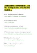 AMMO 64 EXAM 1 PRACTICE TEST 2026 &NewLine;TEST BANK QUESTIONS AND ANSWERS &NewLine;GRADED A&plus;