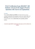 PALS Exam Prep 2026&sol;2027&colon; 100 Practice Questions