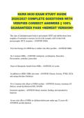 NURS 6630 EXAM STUDY GUIDE &NewLine;2026&sol;2027 COMPLETE QUESTIONS WITH &NewLine;VERIFIED CORRECT ANSWERS &vert;&vert; 100&percnt; &NewLine;GUARANTEED PASS <NEWEST VERSION> 