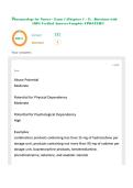 Pharmacology for Nurses - Exam 1 &lpar;Chapters 1 - 5&rpar; &lowbar; Questions with 100&percnt; Verified Answers Complete UPDATED&excl;&excl;&excl;&period;