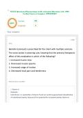 NCLEX Questions-Pharmacology &lpar;with rationales&rpar; Questions with 100&percnt; Verified Answers Complete UPDATED&excl;&excl;&excl;&period;