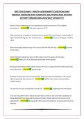 NSG 3160 EXAM 3- HEALTH ASSESSMENT&vert;QUESTIONS AND VERIFIED ANSWERS WITH COMPLETE SOLUTIONS&vert;PASS ON FIRST ATTEMPT&vert;BRAND NEW 2026&sol;2027 UPDATE&excl;&excl;&excl;&excl;&excl;