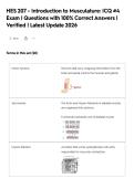 HES 207 - Introduction to Musculature&colon; ICQ &num;4&NewLine;Exam &vert; Questions with 100&percnt; Correct Answers &vert;&NewLine;Verified &vert; Latest Update 2026