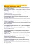 MISSISSIPPI INSURANCE EXAMS TEST PAPER 2026 QUESTIONS AND ANSWERS SURE A&period;pdf