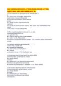 QAC LAWS AND REGULATIONS FINAL EXAM ACTUAL QUESTIONS AND ANSWERS SURE A&period;pdf