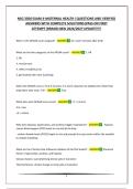 NSG 3500 EXAM 4-MATERNAL HEALTH &vert;QUESTIONS AND VERIFIED ANSWERS WITH COMPLETE SOLUTIONS&vert;PASS ON FIRST ATTEMPT&vert;BRAND NEW 2026&sol;2027 UPDATE&excl;&excl;&excl;&excl;&excl;