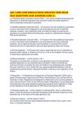 QAC LAWS AND REGULATIONS UPDATED CORE MAIN 2026 QUESTIONS AND ANSWERS SURE A&period;pdf