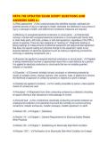 NFPA 70E UPDATED EXAM SCRIPT QUESTIONS AND ANSWERS SURE A&period;pdf