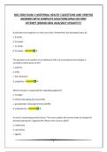 NSG 3500 BUNDLED EXAMS &lbrace;EXAM1&comma;2&comma;3 AND 4&rcub; -MATERNAL HEALTH &vert;QUESTIONS AND VERIFIED ANSWERS WITH COMPLETE SOLUTIONS&vert;PASS ON FIRST ATTEMPT&vert;BRAND NEW 2026&sol;2027 UPDATE&excl;&excl;&excl;&excl;&excl;
