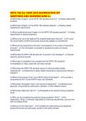 NFPA 70E ALL CORE 2026 EXAMINATION SET QUESTIONS AND ANSWERS SURE A&period;pd