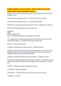 SCRIBEAMERICA OUTPATIENT CORE EXAM 2026 MAIN QUESTIONS AND ANSWERS SURE A&period;pdf