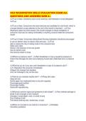 HCA WASHINGTON SKILLS EVALUATION EXAM ALL QUESTIONS AND ANSWERS SURE A&period;pdf