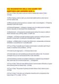 HCA WASHINGTON SKILLS 2026 EXAMS TEST QUESTIONS AND ANSWERS SURE A&period;pdf