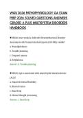WGU D236 PATHOPHYSIOLOGY OA EXAM&NewLine;PREP 2026 SOLVED QUESTIONS ANSWERS&NewLine;GRADED A PLUS MULTISYSTEM DISORDERS&NewLine;HANDBOOK&NewLine;