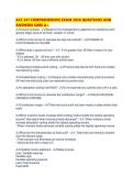 ACC 241 COMPREHENSIVE EXAM 2026 QUESTIONS AND ANSWERS SURE A&period;pdf