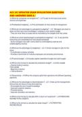ACC 241 UPDATED EXAM EVALUATION QUESTIONS AND ANSWERS SURE A&period;pdf