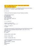 ACC 241 UPDATED ACTUAL EXAM 2026 QUESTIONS AND ANSWERS SURE A&period;pdf