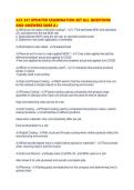 ACC 241 UPDATED EXAMINATION SET ALL QUESTIONS AND ANSWERS SURE A&period;pd