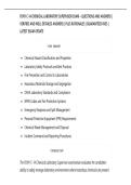 FDNY C-14 CHEMICAL LABORATORY SUPERVISOR EXAM &ndash; QUESTIONS AND ANSWERS &vert;&NewLine;VERIFIED AND WELL DETAILED ANSWERS &vert; PLUS RATIONALES &vert; GUARANTEED PASS &vert;&NewLine;LATEST EXAM UPDATE
