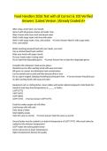 Food Handlers 2026 Test with all Correct & 100 Verified Answers &vert;Latest Version &vert;Already Graded A&plus;