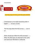 Basic Life Support &lpar;BLS&rpar; Bundled Exam Questions and Answers &ndash; Complete Certification Review and Practice Test Material