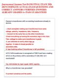 Journeyman Lineman Test BANK FINAL EXAM 