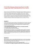 NYC NYCHA Maintenance Worker Exam Practice Test 2026&ndash;2028&colon; Complete Study Guide & Verified Q&As