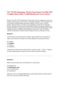 NYC NYCHA Maintenance Worker Exam Practice Test 2026&ndash;2028&colon; Complete Study Guide & Verified Q&As