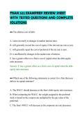 FNAN 522 EXAMPREP REVIEW SHEET&NewLine;WITH TESTED QUESTIONS AND COMPLETE&NewLine;SOLUTIONS