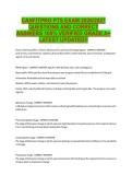 CANFITPRO PTS EXAM 2026&sol;2027 &NewLine;QUESTIONS AND CORRECT &NewLine;ANSWERS 100&percnt; VERIFIED GRADE A&plus; &NewLine;LATEST UPDATED&excl;&excl; 