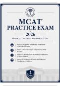 MCAT Practice Exam 2026 Edition&colon; Full-Length MCAT Practice Test with Answers & Explanations