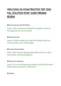 WGU D545 OA EXAM PRACTICE TEST 2026&NewLine;FULL SOLUTION STUDY GUIDE PREMIUM&NewLine;REVIEW