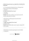 NURS 6531 Advanced Practice Care of Adults Final Exam Practice Questions