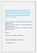 HESI Adult Health EXAMS &vert;&vert; MOST RECENT EXAMS 2026-2027