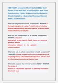 HESI Health Assessment Exams &vert;&vert; Most Recent Exams 2026-2027 