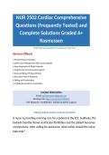 NUR 2502 Cardiac Comprehensive Questions &lpar;Frequently Tested&rpar; and Complete Solutions Graded A&plus; Rasmussen