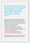 HESI RN EXIT EXAM WITH NGN LATEST VERSION B &NewLine;2026 &sol;HESI EXIT RN NEXT GENERATION EXAM &vert;&vert; MOST &NewLine;RECENT EXAM 2026-2027 ACTUAL COMPLETE ALL &NewLine;160 REAL EXAM QUESTIONS AND CORRECT &NewLine;DETAILED ANSWERS  &lpar;VERIFIED ANSWERS&rpar; &NewLine;ALREADY GRADED A&plus; &vert; GUARANTEED        