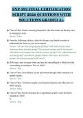 FNP 593 FINAL CERTIFICATION&NewLine;SCRIPT 2026 QUESTIONS WITH&NewLine;SOLUTIONS GRADED A&plus;