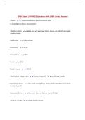 CRMA Exam &vert; UPDATED Questions with 100&percnt; Correct Answers&NewLine;