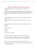 CRMA Exam &vert; UPDATED Questions with 100&percnt; Correct Answers&NewLine;
