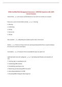 CRMA-Certified Risk Management Assurance &vert; UPDATED Questions with 100&percnt; Correct Answers&NewLine;