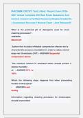 IAHCSMM &lpar;CRCST&rpar; Test &vert;&vert; Most  Recent Exam 2026&NewLine;2027 Actual Complete 500 Real Exam Questions And &NewLine;Correct Answers &lpar;Verified Answers&rpar; Already Graded A&plus; &NewLine;&vert; Guaranteed Success&excl;&excl; Newest Exam &vert; Just Released&excl;&excl;