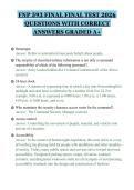 FNP 593 FINAL FINAL TEST 2026&NewLine;QUESTIONS WITH CORRECT&NewLine;ANSWERS GRADED A&plus;