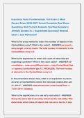 Insurance Suite Fundamentals 10&period;0 Exam &vert;&vert; Most  &NewLine;Recent Exam 2026-2027 Actual Complete Real Exam &NewLine;Questions And Correct Answers &lpar;Verified Answers&rpar; &NewLine;Already Graded A&plus; &vert; Guaranteed Success&excl;&excl; Newest &NewLine;Exam &vert; Just Released&excl;&excl;