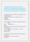 JIBC EMR Quiz Bank 2026 &vert;&vert; Most  Recent Exam                 &NewLine;2026-2027 Actual Complete Real Exam Questions And &NewLine;Correct Answers &lpar;Verified Answers&rpar; Already Graded A&plus; &NewLine;&vert; Guaranteed Success&excl;&excl; Newest Exam &vert; Just Released&excl;&excl;